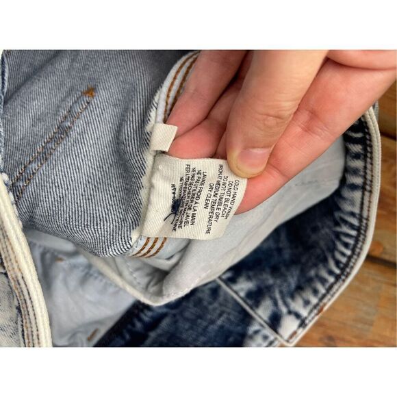 Ulla Johnson Ellis Acid Wash Wide Jeans Light Wash Size 6 Cropped - Picture 15 of 15